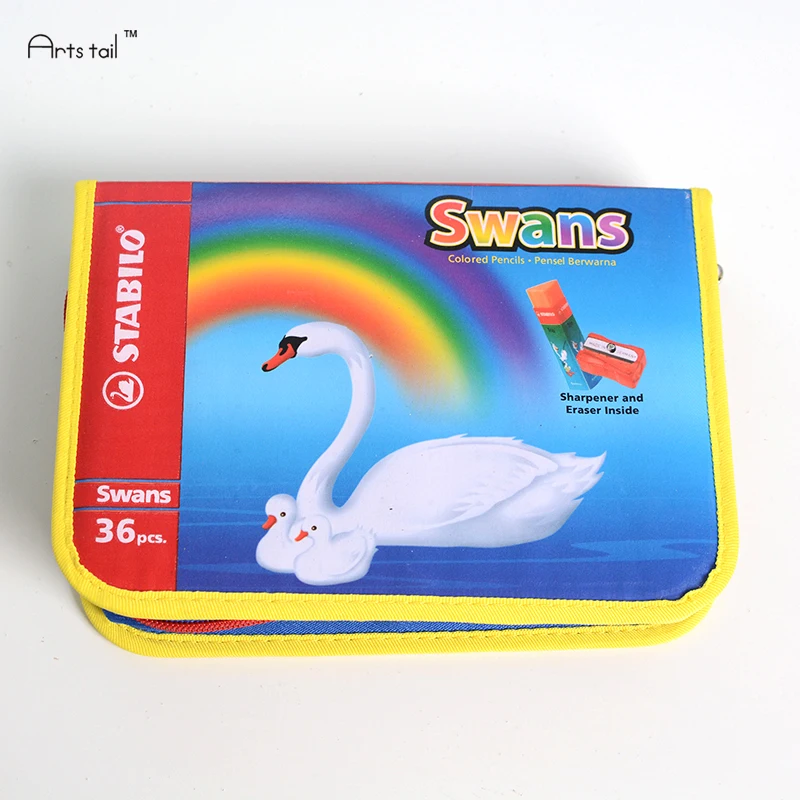 

Secret Garden Pencilcase Cute Swans School Pencil Case Creative Stationery Pen Bag