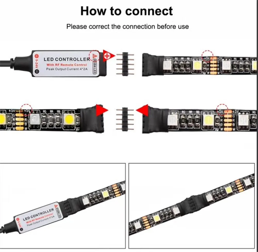 Rgbw Светодиодная лента rgb лента usb 5v ТВ ПОДСВЕТКА освещение rgbww гибкий неоновый для велосипедов pc Автомобильная водонепроницаемая лента smd 5050 рубиновые огни