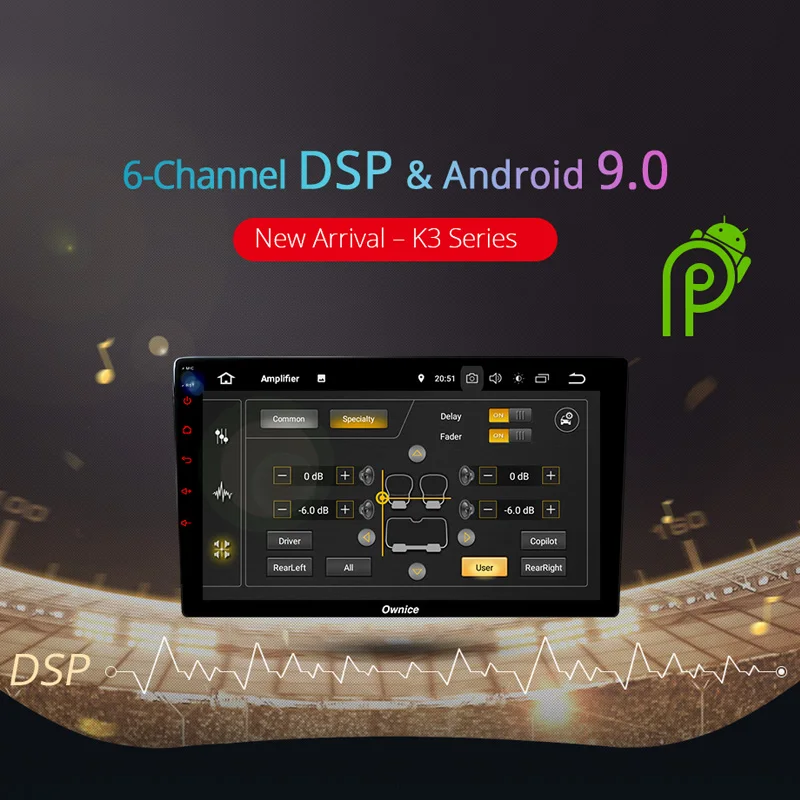 Ownice K1 K2 K3 Android Автомобильная dvd навигационная система плеер Автомобильный стерео