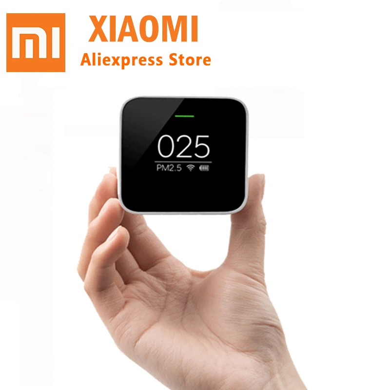 Оригинальный Xiao mi jia PM2.5 детектор OLED экран умный датчик тестер качества воздуха