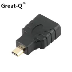 Большой Q 5 шт. HDMI Micro HDMI конвертер позолоченный HD разъем расширения адаптер для видео ТВ для xbox 360 HD ТВ 1080 P