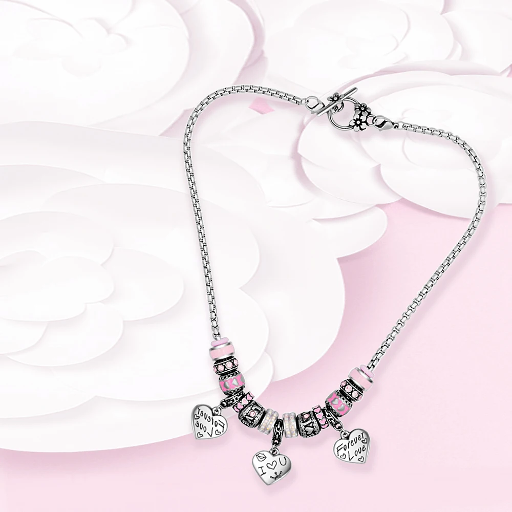 REAMOR 316L Stainless steel Lion head 2mm Beads Charms King of the Forest Spacer Beads for Jewelry Making Bracelet Fashion Jewelry