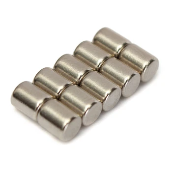 

2015 Direct Selling Hot Sale Iman Imanes 10pcs N52 4x5mm Strong Round Cylinder Magnets Rare Earth Neodymium