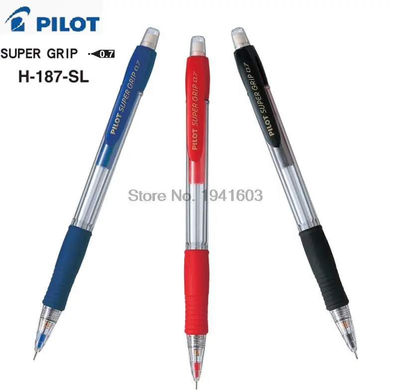 

2 pcs/lot Mechanical Pencil 0.7 MM JAPAN PILOT H-187-SL office and school stationery wholesale 3colors to choose FREE SHIPPING