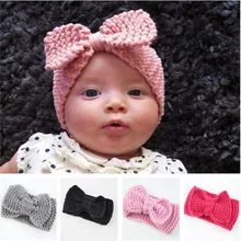 Yundfly Sweet Newborn Turban Ear Warm Headband Crochet Knitted Bow Hairband Head Wrap Hair Bands Accessories Yundfly Sweet Newborn Turban Ear Warm Headband Crochet Knitted Bow Hairband Head Wrap Hair Bands Accessories