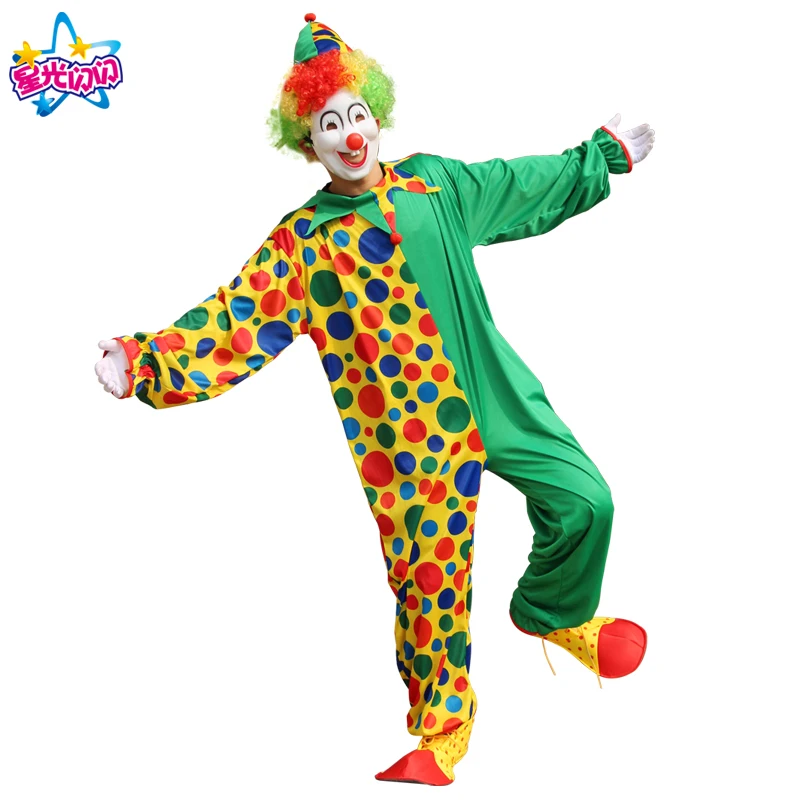 Harlekin clown kostüm