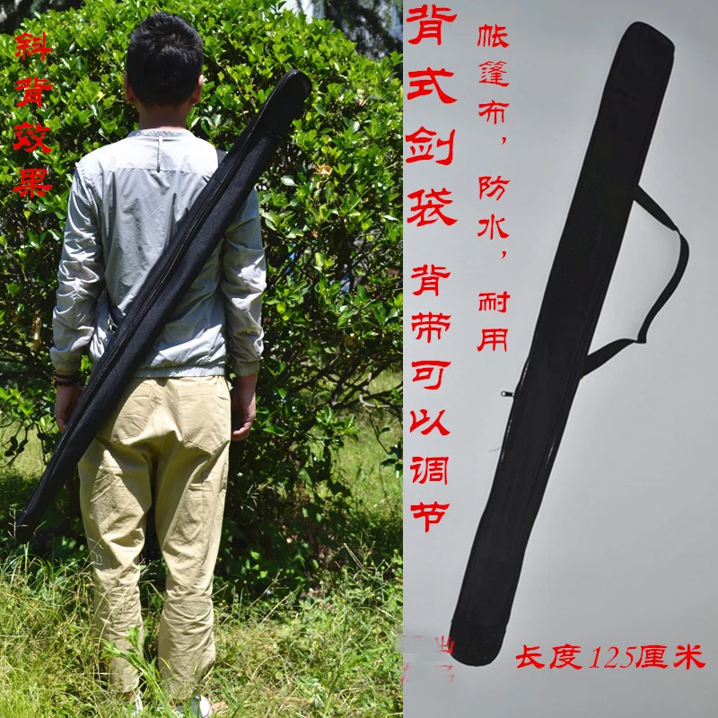 Водонепроницаемая ткань Оксфорд бамбуковые мечи-катаны сумка японский нож сумка для меча Кендо кунг-фу Боевые искусства воин мешочки для ножей черный