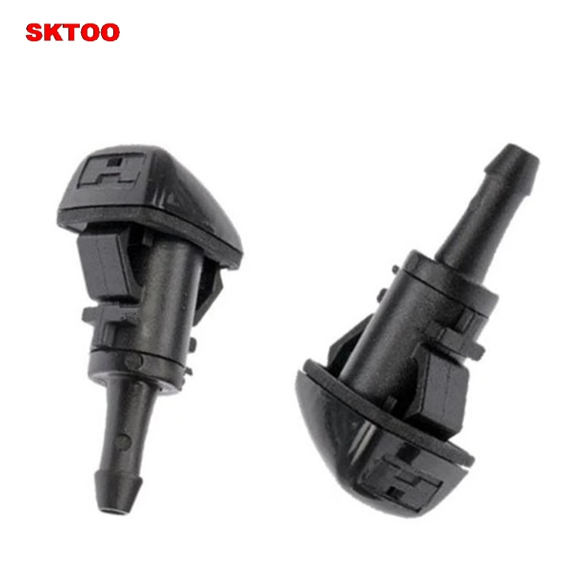 

SKTOO 2pcs spray nozzle windshield washer sprinkler 98630-2K100 For Hyundai Verna ix35 ix25