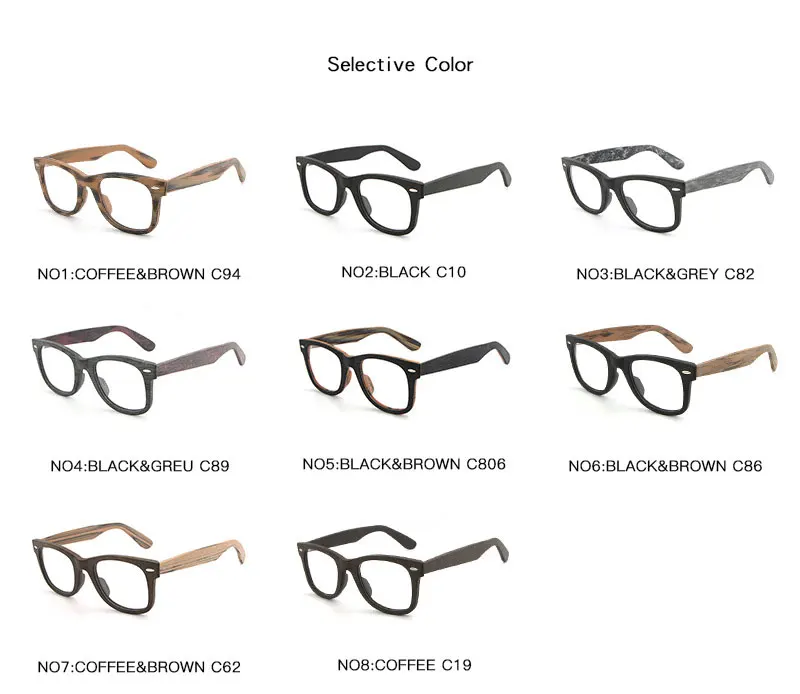 Reven Jate HB031 оптическая оправа для очков очки по рецепту ацетат деревянный узор очки с полной оправой мужские и женские очки