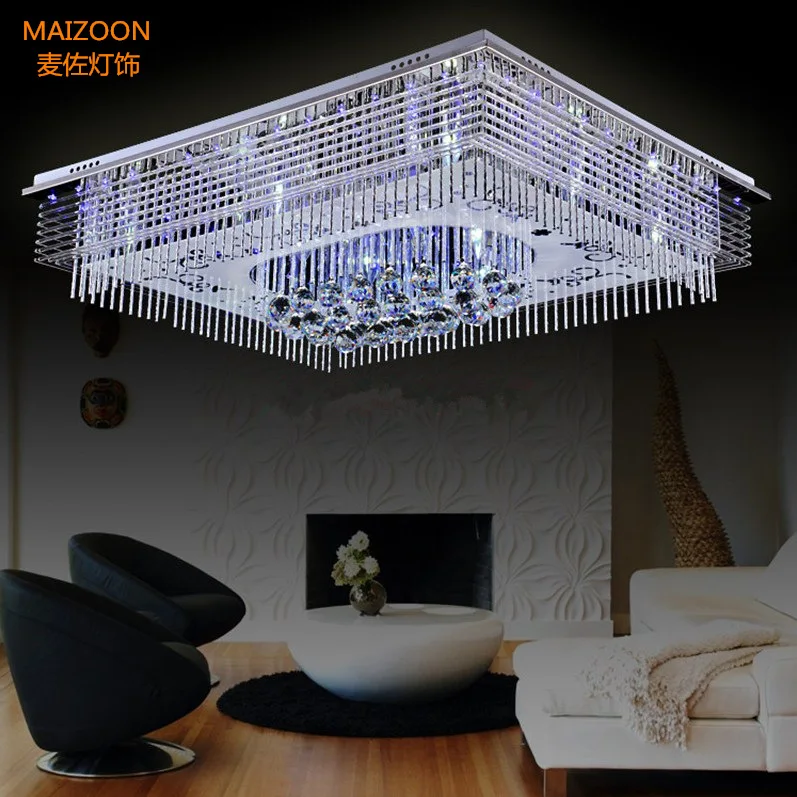 Crystal LED lámparas de luz de Techo iluminación de techo Fixture Lamparas Techo Plafonnier Led Iluminacion techo lámpara de cristal