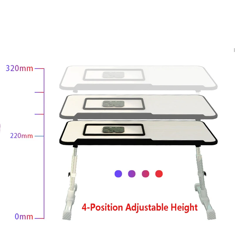 Многофункциональный складной стационарный компьютер настольный простой бытовой спальня ленивый стол для колледжа кровать регулируемая высота ноутбука