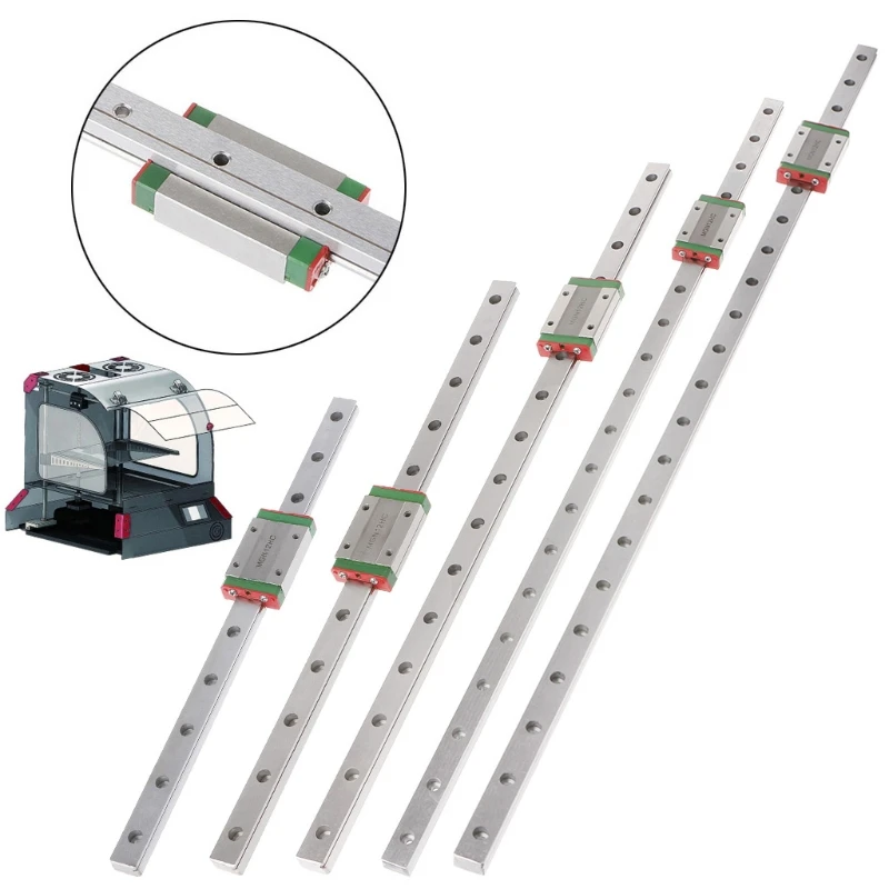 

MGN12H Miniature Liner Sliding Guide Rail/Block 250-550mm 3D Printer Mini Steel