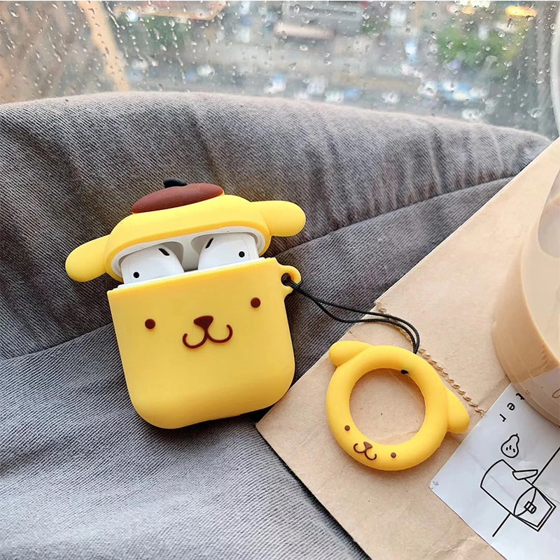

Cute Cartoon Dog Silicone Case for Apple Airpods Case Protector Bluetooth Earphone Accessories Protective Bag Charging Box Cover