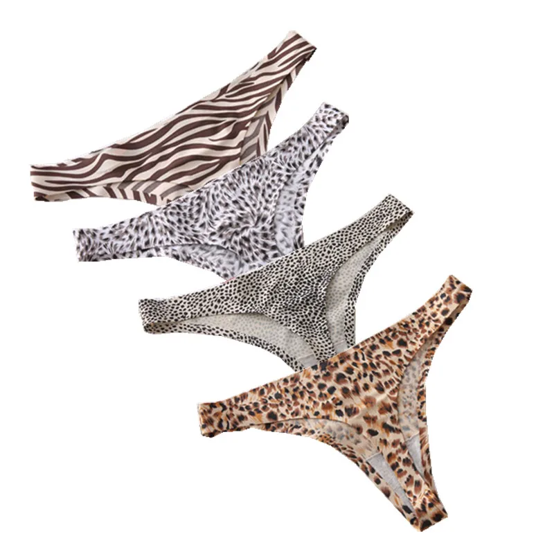 

Hot Super Sexy Leopard Women Seamless Underwear T Panties G String Women's Briefs Calcinha Lingerie Tangas Thong For Women Panty