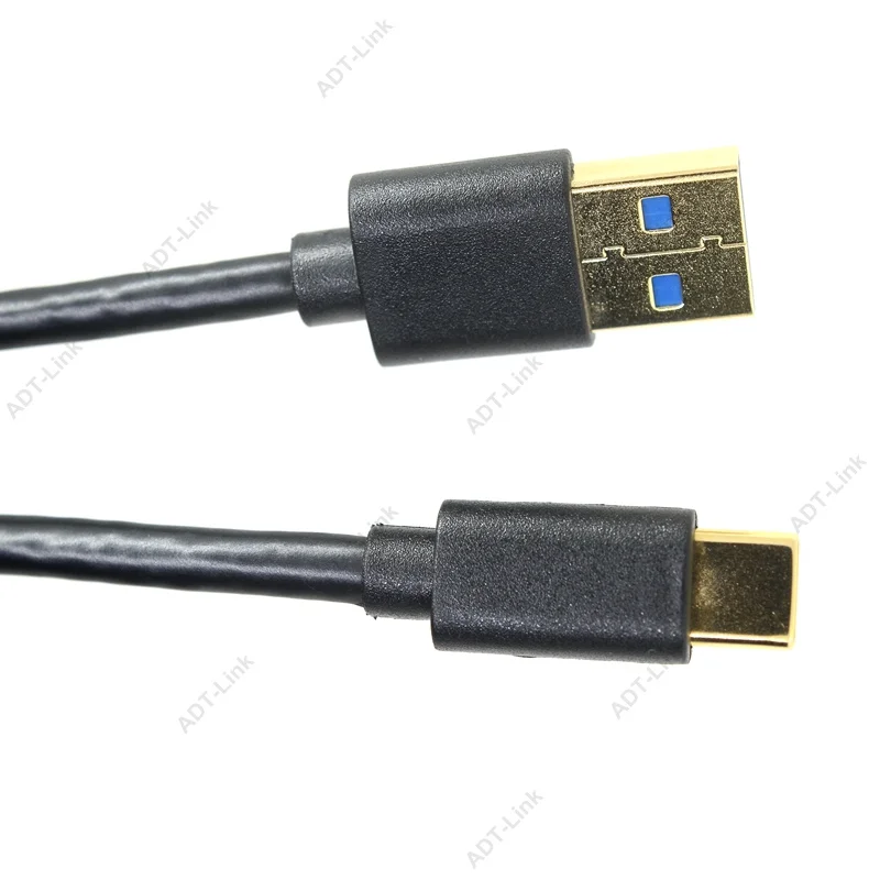1 قطعة USB 3.1 نوع C USB-C الذكور موصل إلى معيار USB 3.0 نوع وذكر كابل بيانات 3A سريع كابل شحن ل TypeC الأجهزة جديد