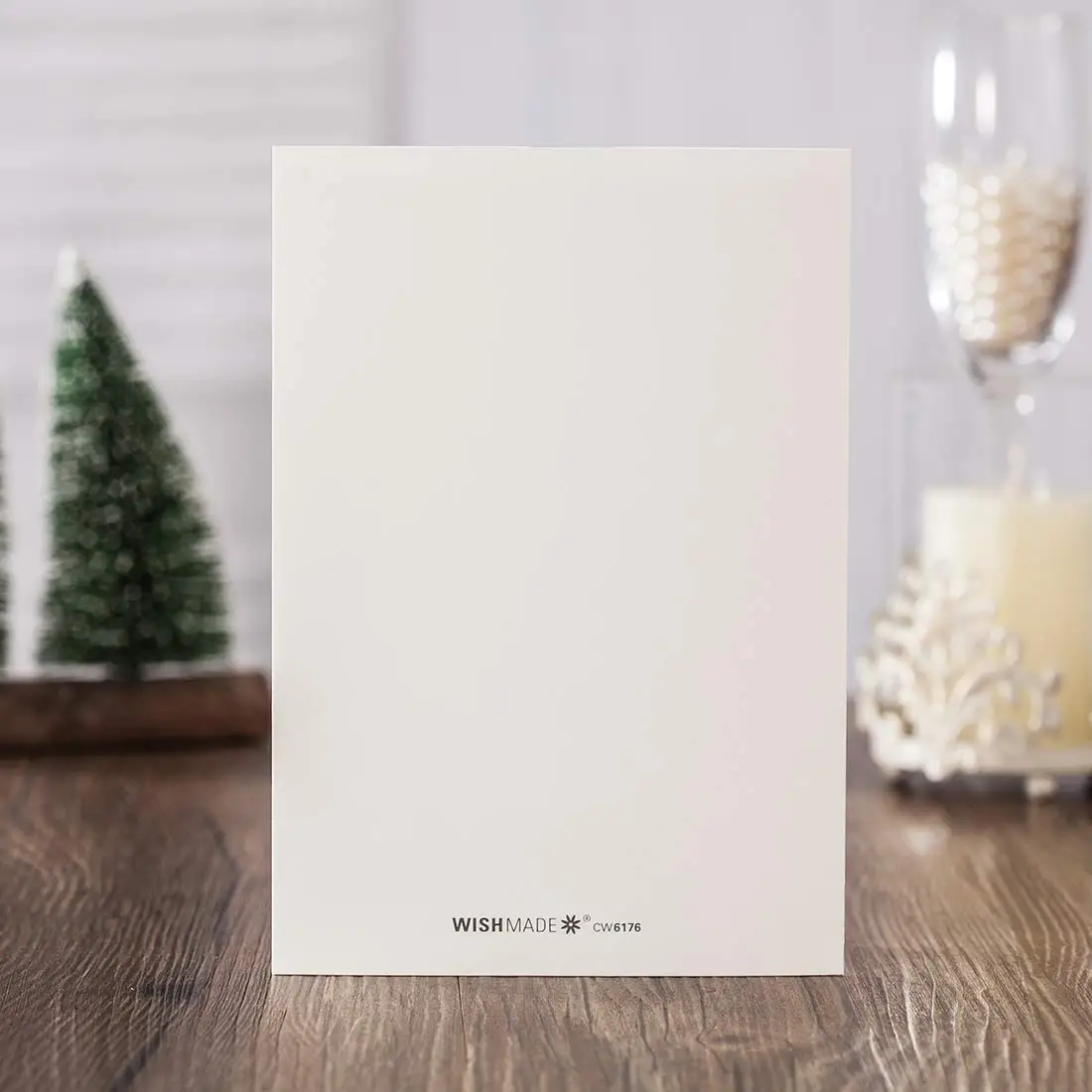  12Pcs White Laser Cut Wedding Invitations Tree and Fence Birthday Gift Card with envelopes for marr - 32989032847