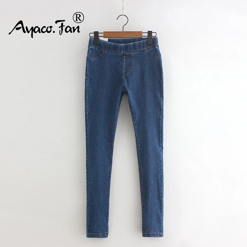 

2019 Skinny Ankle-Length Jeans Women Casual Denim All-match Boyfriend Pants Women Trousers Pencil Pants For Students Female