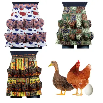 

Egg Gathering Harvest Apron 12 Egg Pockets Egg Carrier Home Kitchen Accessory Gift For Men Women Children