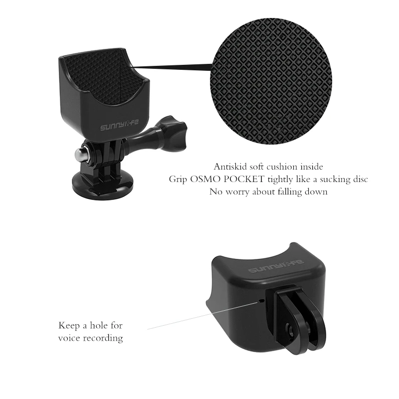 Bicycle Motorcycle Bracket metal Clip Handheld Gimbal Stabilizer Holder Mount for dji osmo pocket camera 1 (2)
