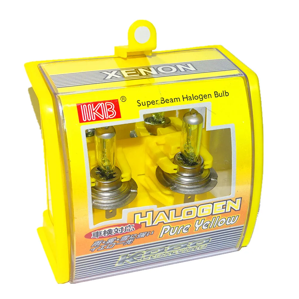 

10Pcs H7 DC 12V 100W 3000K Yellow Super Bright Xenon Car Headlight Bulbs Auto Head Light Fog Lamp Bulb Automobile Light Source