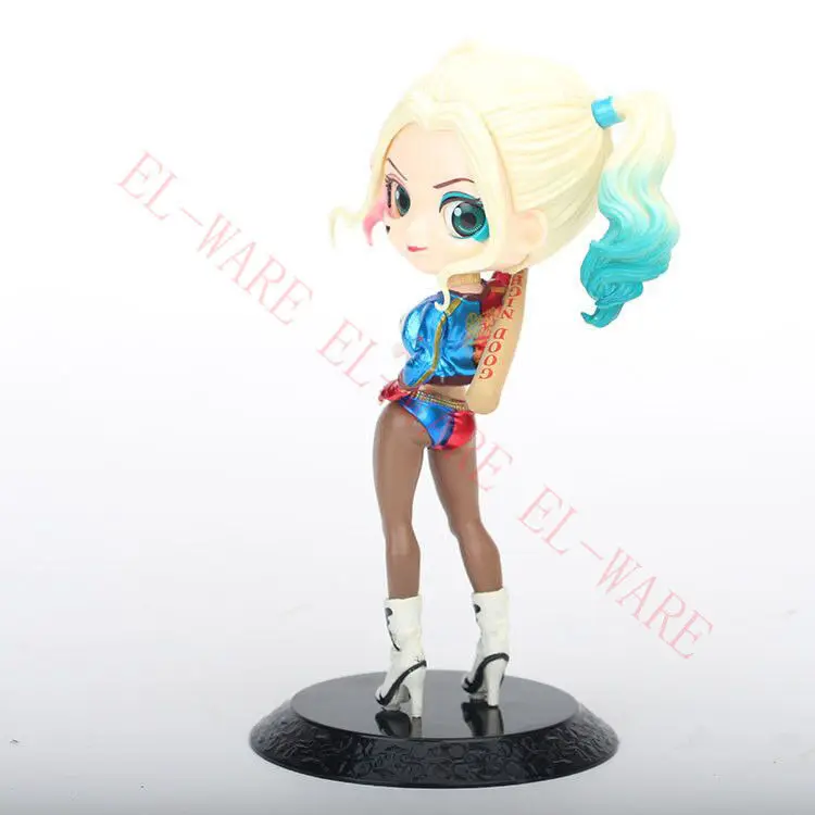 6 дюймов 1 шт. DC Comics Harley Quinn Q версия отряд самоубийц ПВХ фигурка коллекция моделей