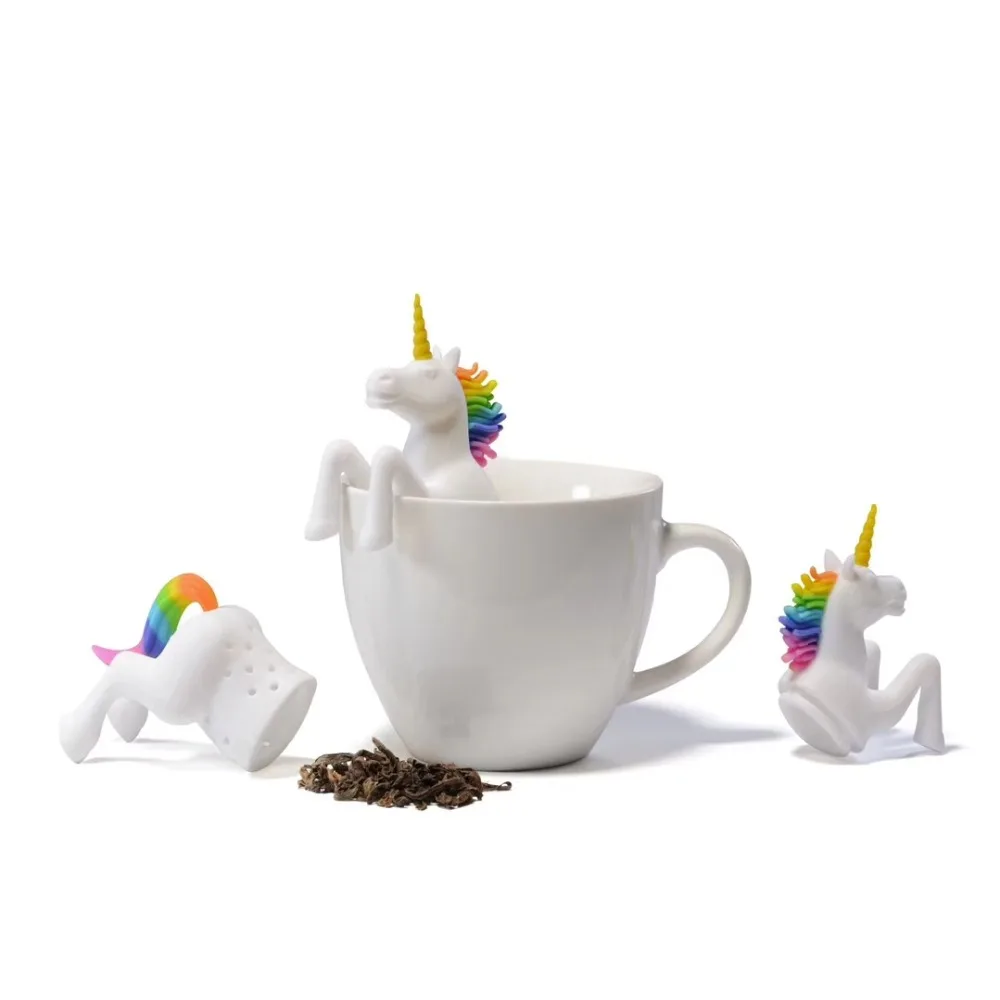 Tea infuser MOFUNYO Food-Grade Unicorn shape Silicone Strainers Filter
