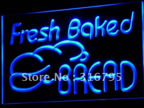 I512 свежий хлеб хлебобулочные Магазин NR светодиодный неоновый свет знак включения/выключения 20+ Цвета 5 размеров