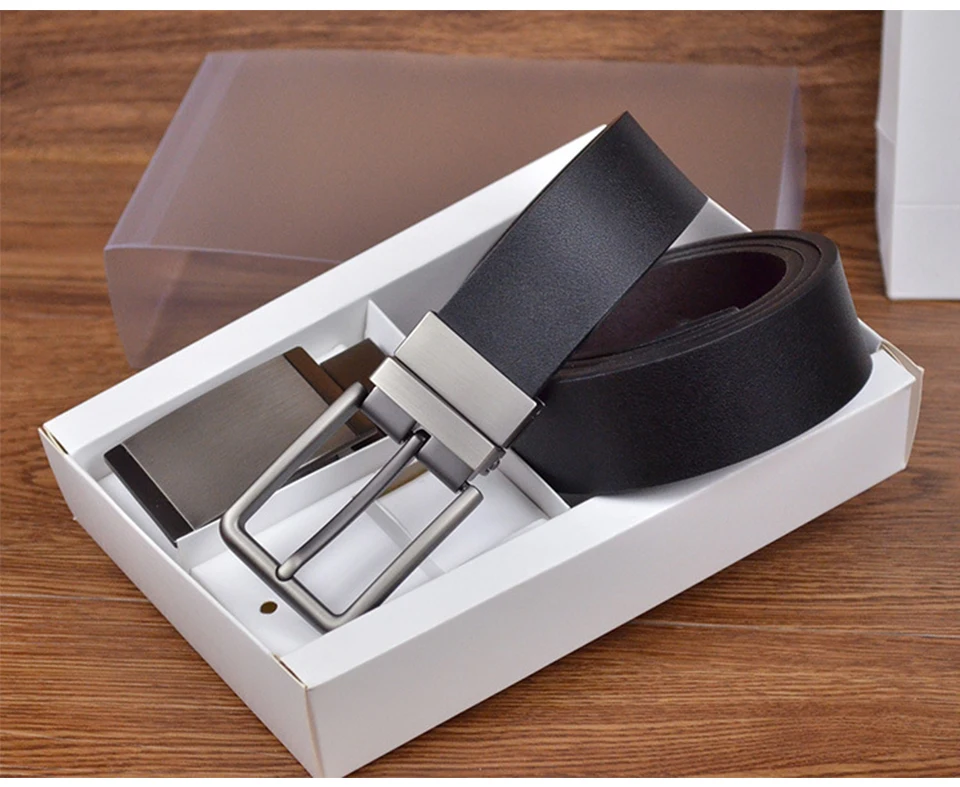 Men's leather belt High Quality Male Casual Genuine Cowhide Leather Buckle Brand 2019 New Arrival Luxury C Men Designer K Belt (4)