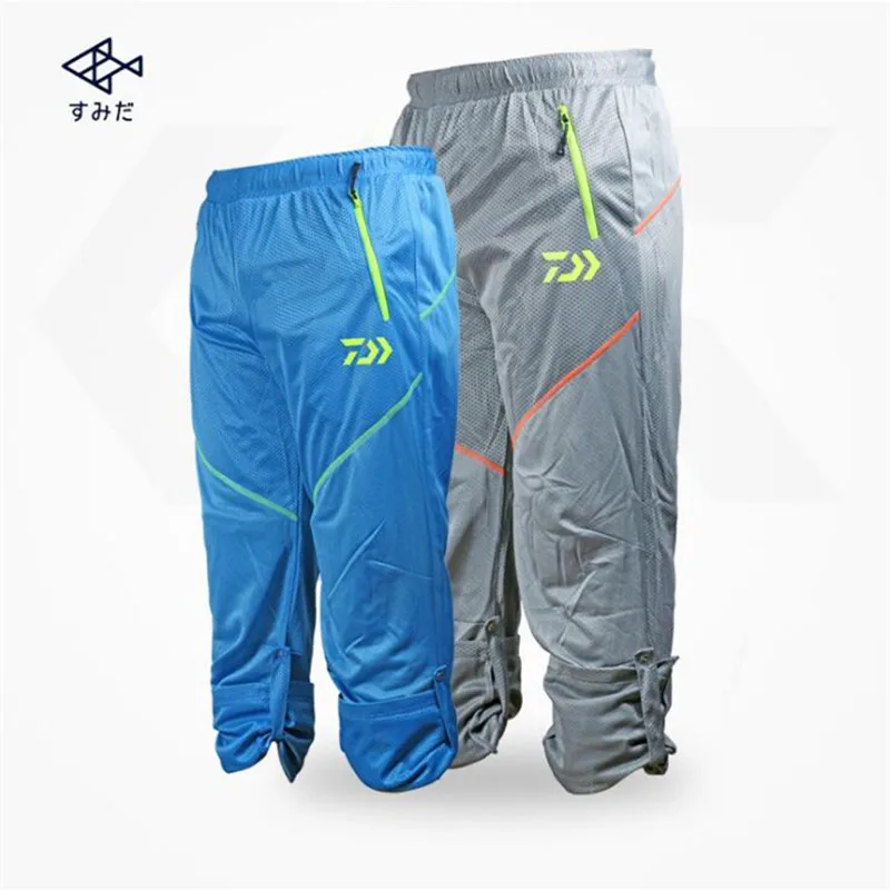 

2018 Outdoor DAIWA Pants Professional Men Fishing Pants Zippers Anti-static Anti-UV Quick-Drying Windproof Breathable Pants
