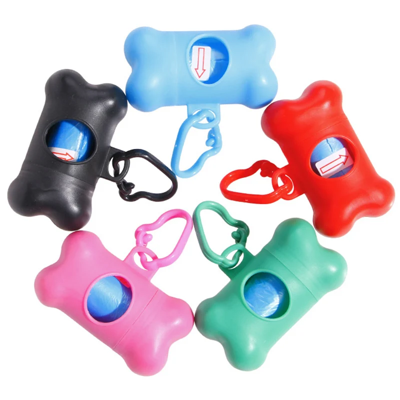 

1Pc Practical Pet Dog Cat Poop Bag Dispenser Waste Garbage Holder Dispensers and Poop Bags Set Pets Dogs Trash Cleaning Supplies