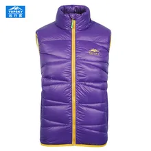 2016 New Hot Outdoor Ultralight Down Jacket Vest Down Vest Men Mountaineering Trekking Leisure Brand Topsky Free Shipping z35
