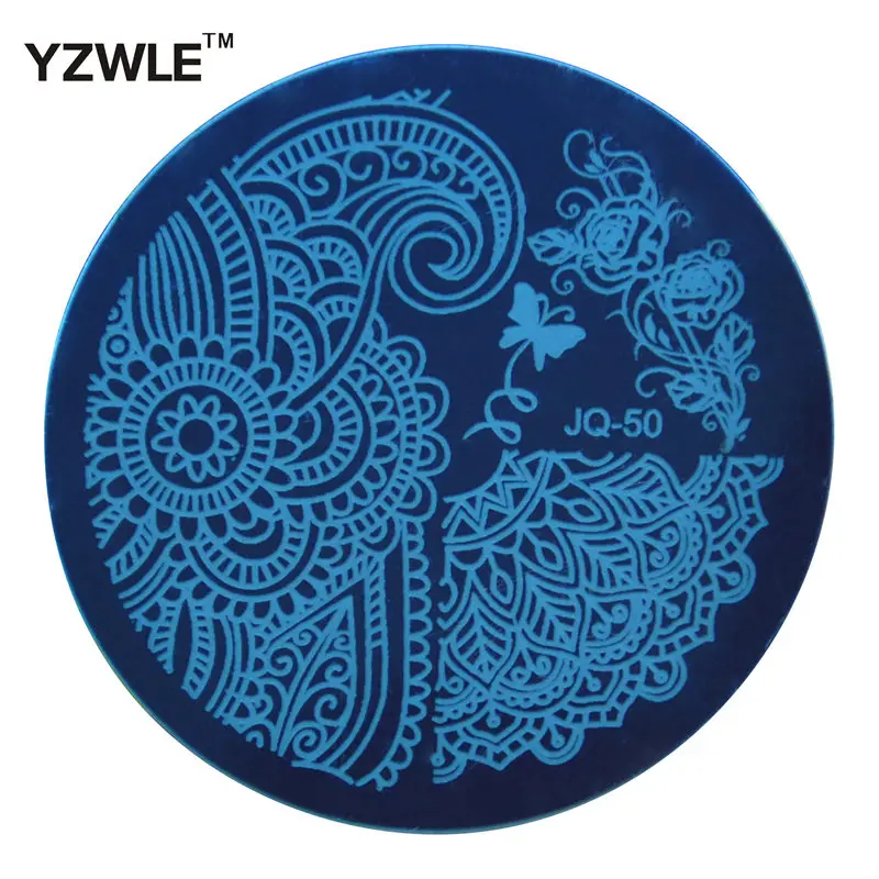 2015 Hot Sale Nail Art Stainless Steel Plate Image Stamp Stamping Plates DIY Manicure Template Nail Polish Tools (JQ-50)