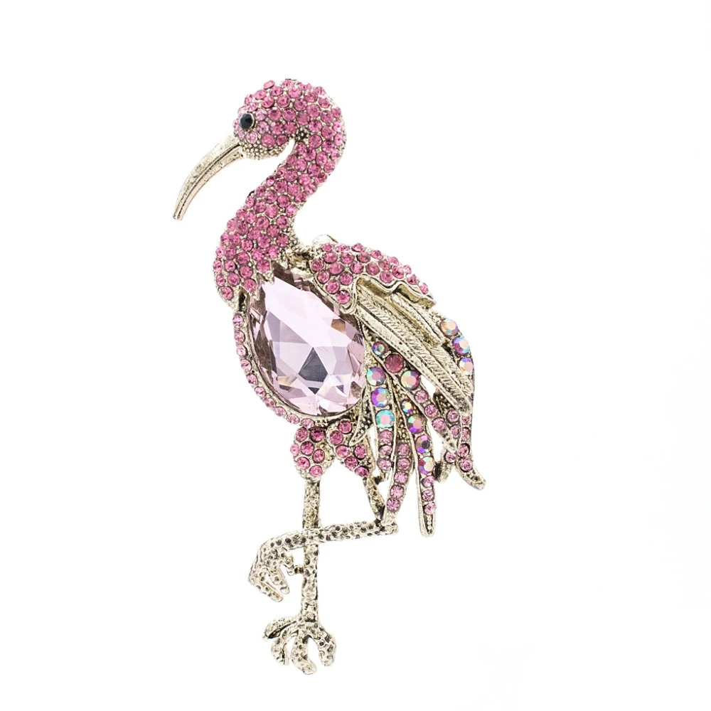 Vintage Flamingo Pin Brooch