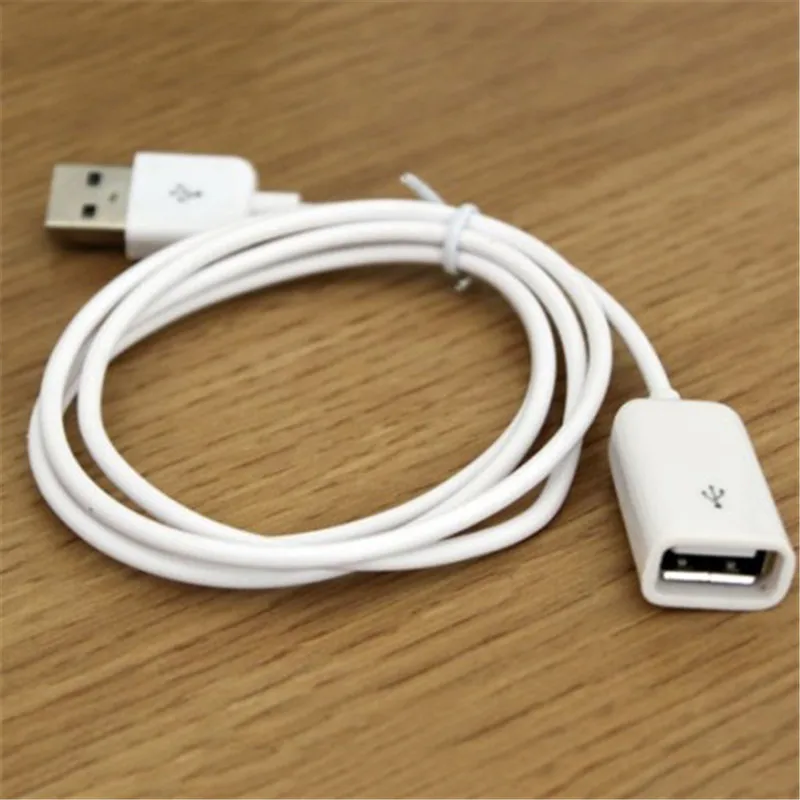 FFFAS 50cm 0.5m Short USB Extended Cable Charging Extension Adapter USB