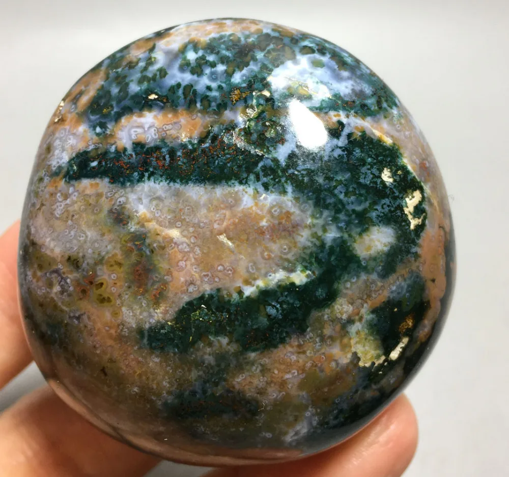 

177g NATURAL OCEAN JASPER QUARTZ CRYSTAL HEALING wedding souvenirs