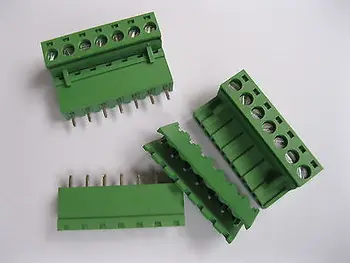 

5 pcs Green 7 pin 5.08mm Screw Terminal Block Connector Pluggable Type