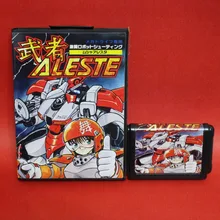 Aleste 16 бит MD карта с розничной коробкой для Sega megadrive Видео игровой консоли системы