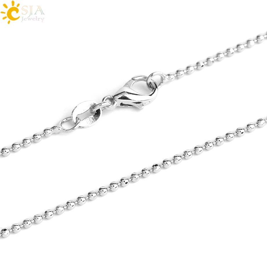 CSJA Suspension Apple Natural Stone Pendant Crystal Pendants Quartz Bead Necklaces Fashion Jewelry for Female Women Gift G046 - Image 6