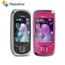 Дешевые Оригинальные Nokia 7230 мобильный телефон GSM Слайд разблокированный телефон английский/русский/Иврит/арабский клавиатура и