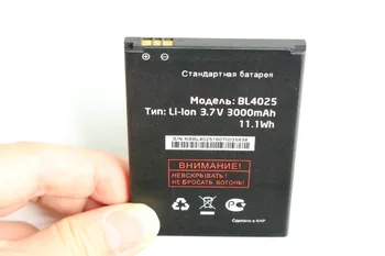 

10pcs/lot 3000mAh / 11.1Wh BL4025 Replacement Li-ion Battery For FLY BL 4025 IQ4411 IQ 4411 Batterie Bateria Batterij + Track NO