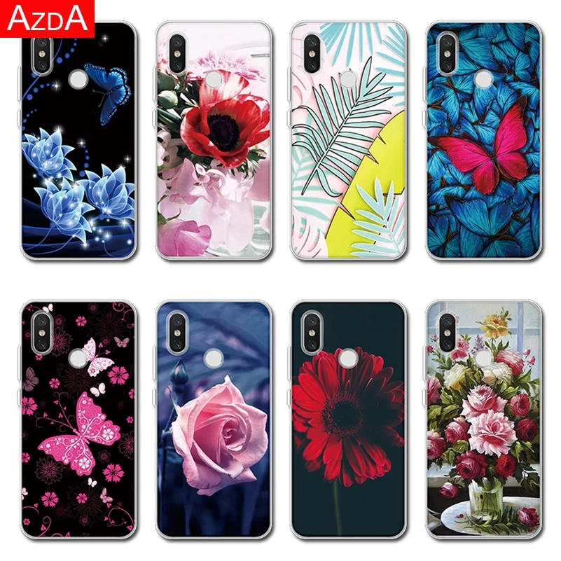 

For Xiaomi Redmi K20 Pro Case Flower TPU Phone Back Cover For Redmi Note 3 4 Global 5 6 7 Pro 4X 5A Coque For Redmi Note 7 Case