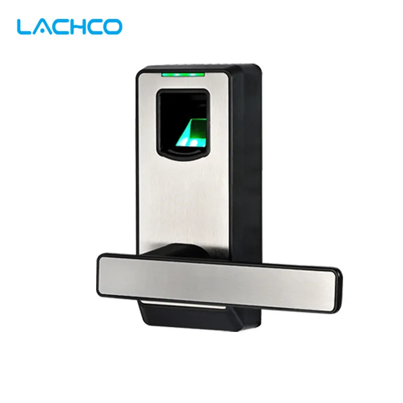 

LACHCO Fingerprint Door Lock Biometric Electronic Lock with DeadBolt Keyless Smart Entry For Home Office Room L16082BS