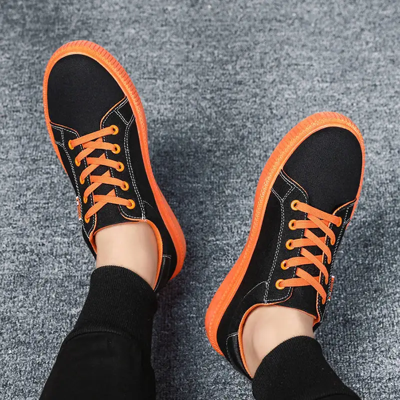 Спортивная обувь для отдыха; индивидуальная Мужская обувь; Студенческая обувь для отдыха; Мужская обувь; кроссовки - Цвет: Оранжевый