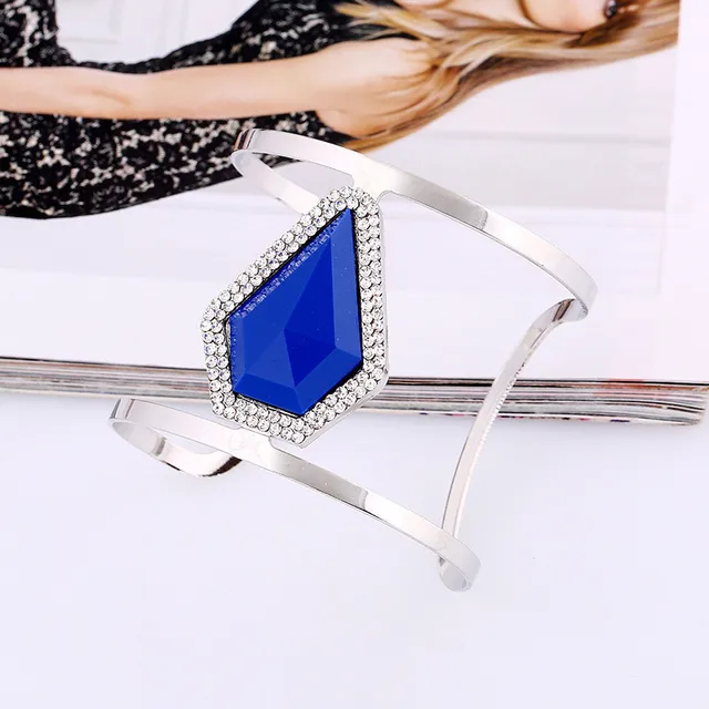 Lzhlq 2020 новые модные геометрические браслеты из смолы женские