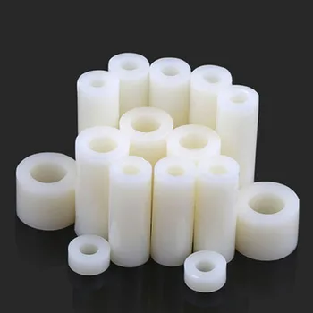 

30pcs M5 Insulation column Plastic stud Straight through Nylon casing Spacer columns Outer diameter 9mm 3mm-25mm Length
