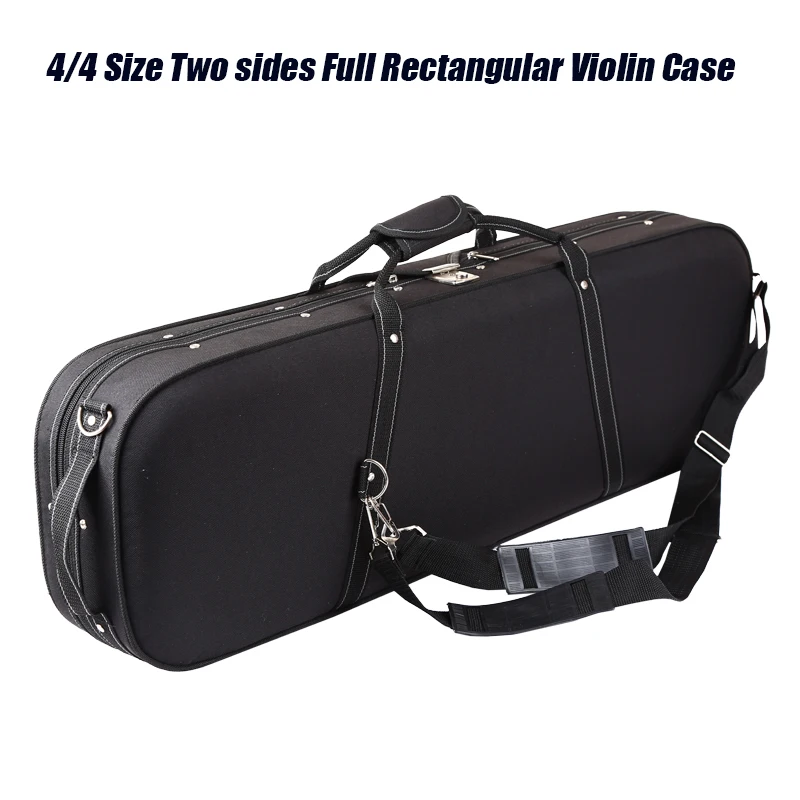 New violin case model,light Rectangular 4/4 size violin bag accessory