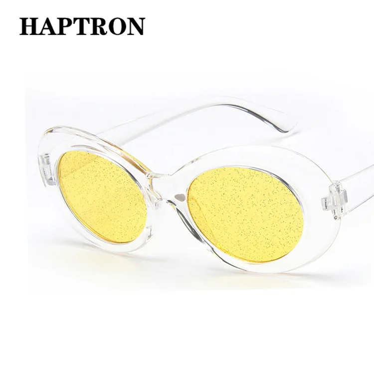 HAPTRON moda mujer 2018 Овальные Солнцезащитные очки женские брендовые Роскошные