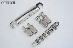 LP 6 строка Гитары в Chrome Tune-O-matic мост остановка Tailpiece Для Электрогитары