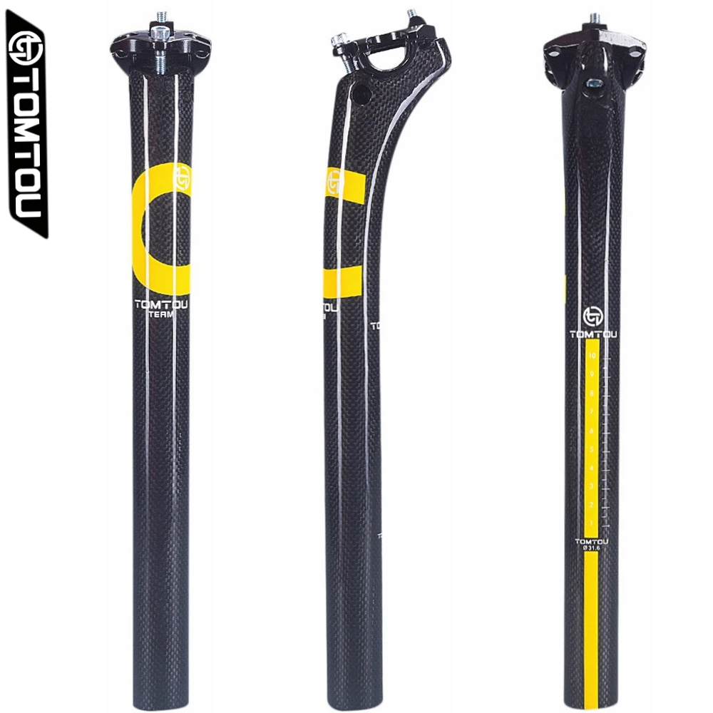 TOMTOU 25mm Offset Cycling Road Bike Seatpost Mountain Bicycle Seat