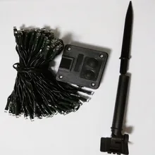 YIYANG водонепроницаемый декоративный светодиодный светильник на солнечной батарее, гирлянды, новогодний уличный садовый фонарь, уличный газон, освещение, 100 светодиодный, 12 м